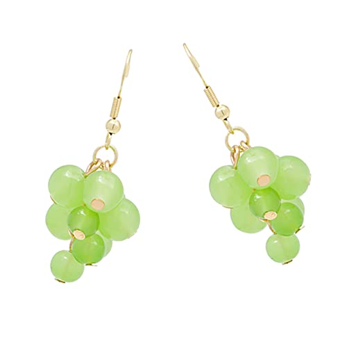 PartyKindom Traubenform Ohrringe Aus Silber Und Harz Zarte Ohrstecker Für Damen Für Party Geburtstag Alltag Und Geschenkidee Für Freundin Ehefrau von PartyKindom