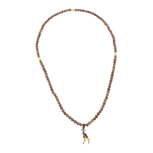 PartyKindom Handgefertigtes Verschleißfestes Holzperlen Armband Perlen Unisex Ethno Stil Buddha Gebetsarmband für Alltag und Besondere Anlässe von PartyKindom
