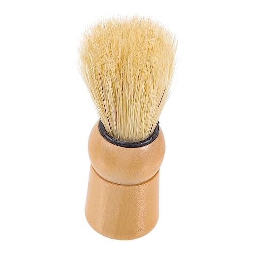 PartyKindom Bartbürste Rasierpinsel Für Männer Mit Holzgriff Borstenpinsel Für Rasur Bartpflege Und Schaumauftragen Porenreinigungswerkzeug Geeignet Für Tägliche Bartpflege von PartyKindom