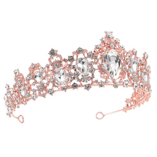 PartyKindom Hochzeit Retro Krone Tiara mit Kristallen Eleganter Haarschmuck für Braut und Besondere Anlässe Hautfreundlich und Langlebig für Partys und Feiern PartyKindom Hochzeit Retro Krone Tiara mit Kristallen Eleganter Haarschmuck für Braut und Besondere Anlässe Hautfreundlich und Langlebig für Partys und Feiern von PartyKindom