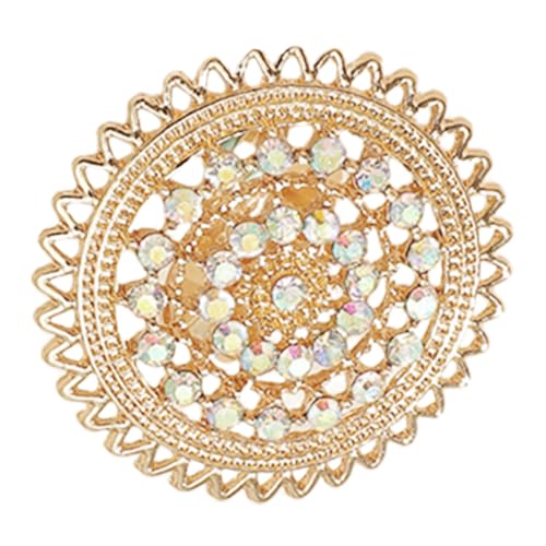 PartyKindom Vintage Fingerring Damen Hohlring Bling Ring Schmuck Aus Legierung Retro Stil Für Besondere Anlässe Hauch Von Eleganz von PartyKindom