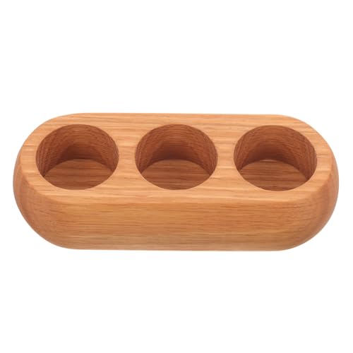 PartyKindom Holzregal Für Ätherische Ölflaschen Mehrfach-präsentationsständer Mit Rastern Aufbewahrungsbox Für Ölflaschen Desktop-display-halter Aus Massivholz Sortier Und Präsentationsregal f von PartyKindom