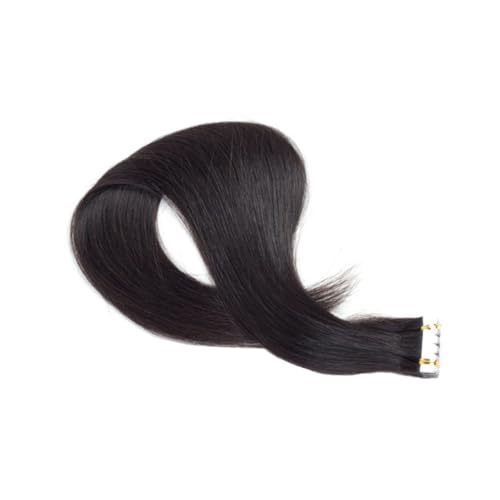 PartyKindom Human Hair Extensions Schwarz Echthaar Haarverlängerung Natürlich Langlebig Wiederverwendbar Für Damen Volumen Styling von PartyKindom