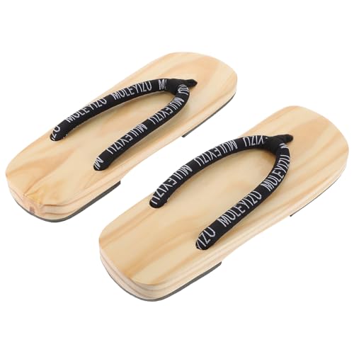 PartyKindom Japanische Traditionelle Geta Sandalen Herren aus Hochwertigem Holz Atmungsaktive Bequeme Hausschuhe Langlebige Verarbeitung Kimono Clogs PartyKindom Japanische Traditionelle Geta Sandalen Herren aus Hochwertigem Holz Atmungsaktive Bequeme Hausschuhe Langlebige Verarbeitung Kimono Clogs von PartyKindom