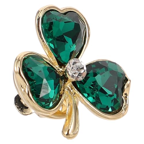 PartyKindom Kleeblatt-Brosche Feiertagsstifte Schalbrosche Kleeblatt-Emaille-Pin Brosche mit Schalverschluss Pullover-Pin-Clips Kleeblatt-Pin-Gefälligkeiten Pulloverklammern Glas Dunkelgrün PartyKindom Kleeblatt-Brosche Feiertagsstifte Schalbrosche Kleeblatt-Emaille-Pin Brosche mit Schalverschluss Pullover-Pin-Clips Kleeblatt-Pin-Gefälligkeiten Pulloverklammern Glas Dunkelgrün von PartyKindom