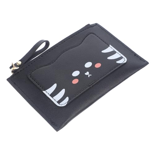 PartyKindom Kleine Cartoon Katzen Geldbörse aus PU Mehrfacher Kartenhalter Münzfach Leichte Brieftasche für Damen Praktisch für Alltag und zu Geburtstag oder Valentinstag von PartyKindom