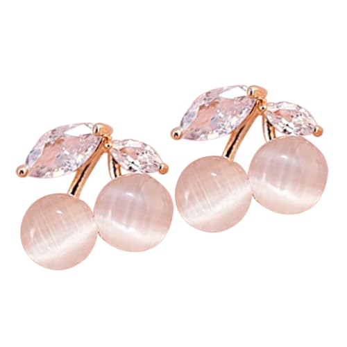 PartyKindom Kleine Ohrstecker Kirsche Damen Ohrschmuck Süßes Design für Alltag Schule Party von PartyKindom
