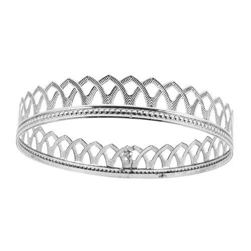 PartyKindom Königskrone Dekorative Krone Kopfschmuck Requisite Geburtstagskrone Cosplay-krone Partykrone Männerkrone Vintage-königskrone Stirnband Für Halloween Theater Abschlussball Feier von PartyKindom