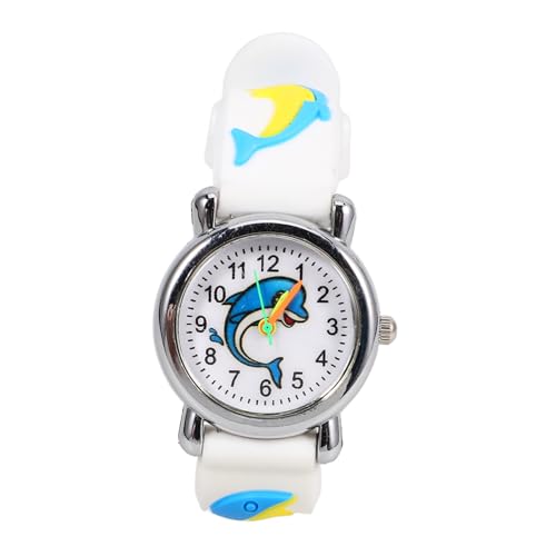 PartyKindom Delfin Muster Junge Mädchen Armbanduhr Digitaluhr Für Junge Mädchen Mit Genauer Zeitmessung Aus Hochwertigen Materialien Leicht Tragbar Einfach Zu Bedienen von PartyKindom