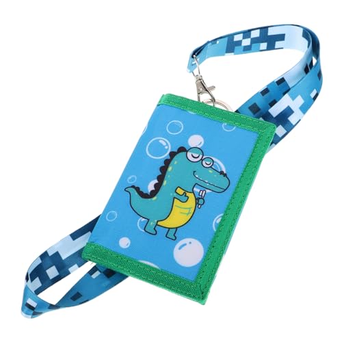 PartyKindom Kadorable Mädchen Geldbörse Mit Cartoon Design Robuste Canvas Geldtasche Mit Reißverschluss Multifunktionale Tragbarkeit Mit Lanyard Für Junge Mädchen Spaßige Sichere Und Langlebig von PartyKindom