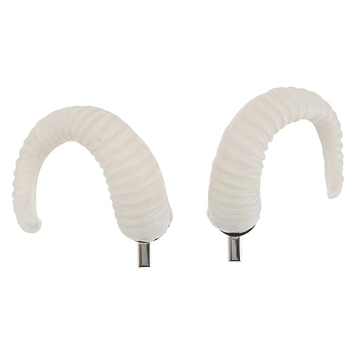 PartyKindom Künstliche Schafshörner Haarspange Einzigartiges Schafsstirnband Für Halloween Cosplay Party Kopfbedeckung Kostüm Haarschmuck Hörner Für Junge Mädchen Und Erwachsene von PartyKindom