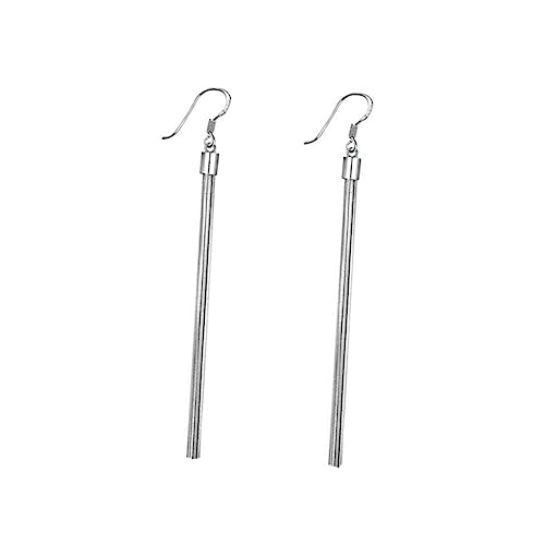 PartyKindom Lange Ohrhänger mit Silberner Plattierung und Auffälligen Quasten Stilvolle Schmuckstücke für Frauen für Besondere Anlässe für Freunde von PartyKindom