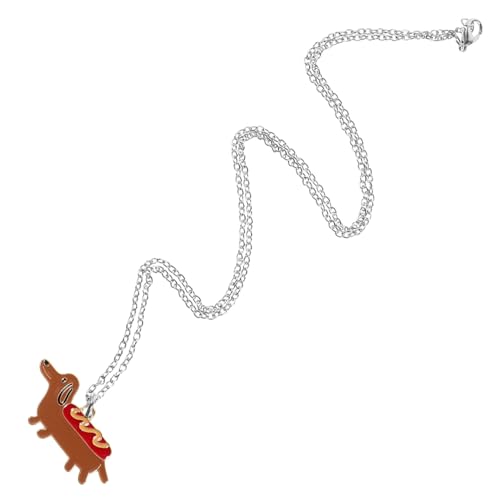 PartyKindom Hundehalskette Aus Legierung Mit Hundedekor Schmuck Für Männer Halskette Mit Anhänger Hundehalskette Halsschmuck von PartyKindom