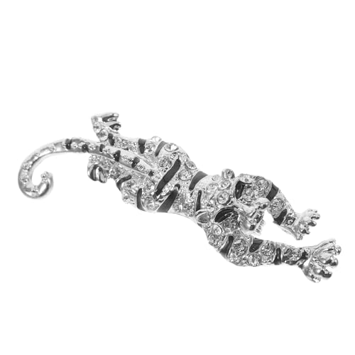PartyKindom Leopard Brosche Damen Anstecknadel mit Strasssteinen Kreative Tierbrosche für Kleidung und Schal Schmuck Dekoration für Party und Alltag von PartyKindom