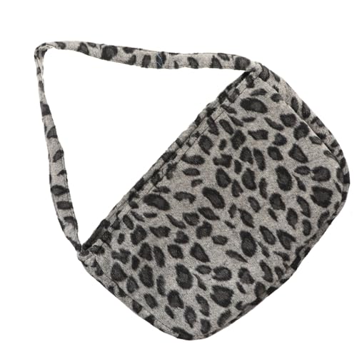 PartyKindom Leopard Muster Armpit Handbag Damen Schultertasche Vintage Stil Leichte Umhängetasche Modisch Robust für Alltag Shopping Party von PartyKindom