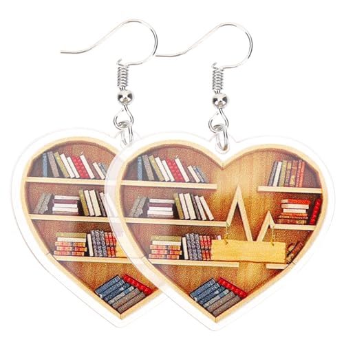 PartyKindom Herzform Baumelnde Acryl-ohrringe Für Frauen Modische Liebesohrringe Bruchfest Geeignet Für Alltag Und Besondere Anlässe Und Fein Schlichter Stil Passend Zu Verschiedenen Gelegenhe von PartyKindom