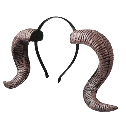 PartyKindom Lustiger Halloween Haarreif mit Kreativen Hörnern Leichter und Bequemer Haarschmuck für Karneval und Kostümparty Originelles Cavel Design für Auffällige Verkleidungen Geeignet für von PartyKindom