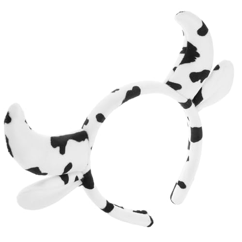 PartyKindom Lustiges Kuhhörner Haarreif und Strapazierfähig Niedliches Cosplay Accessoire für Frauen und Mädchen für Fasching Tierkostüme Themenpartys und Festivalspaß von PartyKindom