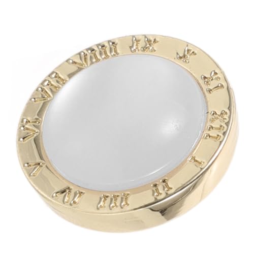 PartyKindom Magnetische Brosche Goldener Metall Broschen Anstecker Spurenfreie Sicherheitsnadel Abnehmbarer Schal und Kleidungsclip Leicht Robust Accessoire für Business und Party von PartyKindom