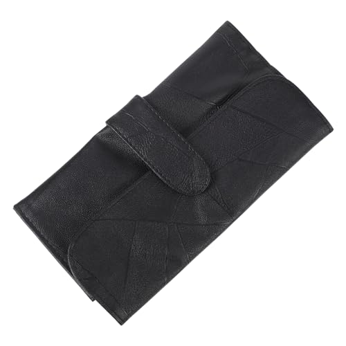 PartyKindom Make Up Pinsel Tragbarer Kosmetik Organizer mit Fächern aus PU Rollbare für Make Up Bürsten und Kosmetik für Reisen und Zuhause von PartyKindom