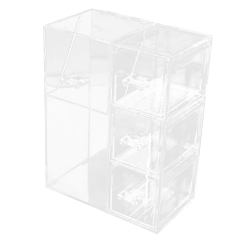PartyKindom Makeup Brush Holder Acryl Transparent Kosmetik Organizer Schminkpinsel Halter Schreibtisch Aufbewahrung Multifunktional für Make Up Stifte Eyeliner Lippenstift von PartyKindom