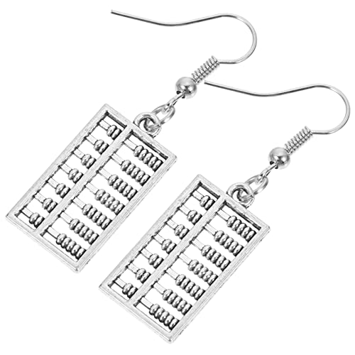 PartyKindom Mathelehrer Ohrringe Damen Kreative Hängende Schmuckaccessoires Leicht Modisch Dekorative Dangle Ohrringe für Alltag Party Schule Geschenkidee von PartyKindom