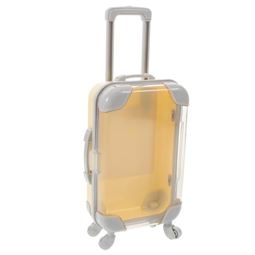 PartyKindom Mini Wimpernbox Miniatur Kosmetikkoffer Transparentes Aufbewahrungs Organizer Reise Make Up Etui für Falsche Wimpern und Beauty Produkte Kompakter Lash Holder für Urlaub und von PartyKindom