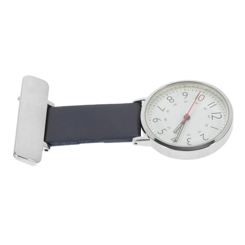 PartyKindom Minimalistische Krankenschwester Brustuhr Metallgehäuse Clip Fob Uhr für Medizinisches Personal Robust Stilvoll Schnell Ablesbar Geeignet für Klinik und Pflegebereich von PartyKindom