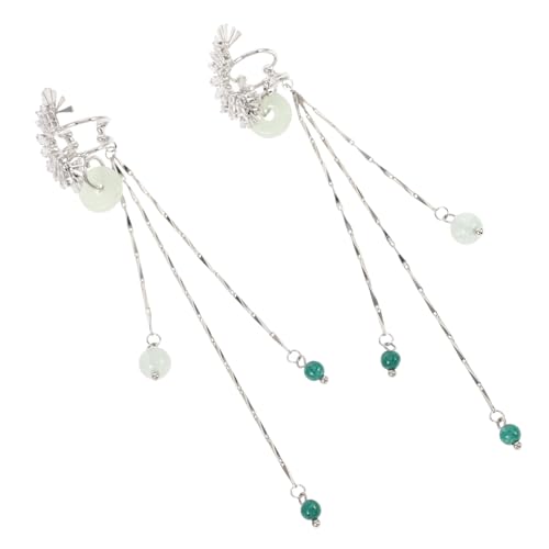 PartyKindom Lange Quastenohrringe Für Damen Tropfenohrringe Ohrhänger Mit Quastendesign Stilvolle Hängeohrringe Schmuck Für Besondere Anlässe von PartyKindom