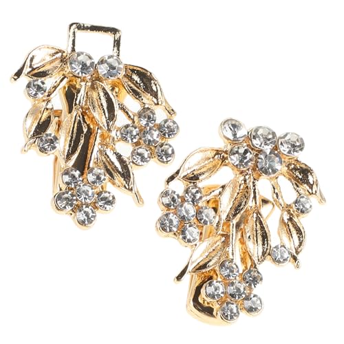 PartyKindom Modischer Damen Kragenclip aus Langlebiger Zinklegierung Vielseitiger Schal Mantelverschluss Eleganter Kleidungsklammer für Cheongsam und Pullover Sicherer Halt gegen Verrutschen von PartyKindom