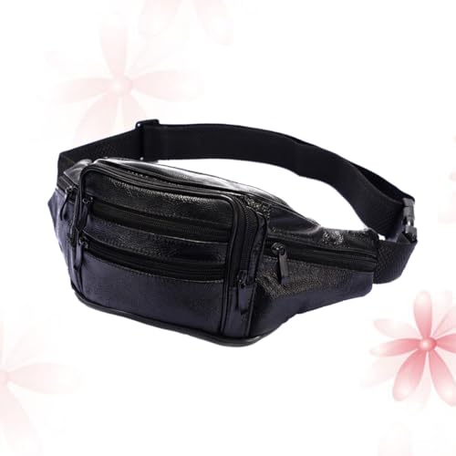 PartyKindom Multifunktionale Gürteltasche aus hochwertigem Material Verstellbare Crossbody umhängetasche für Herren und Damen Sportliche Hüfttasche in Schwarz für Outdoor aktivitäten Wie von PartyKindom