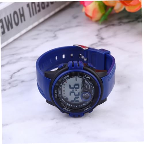 PartyKindom Multifunktionale wasserdichte Digitales Leuchtendes Outdoor Armband für Jungen und Mädchen Verstellbares Band Wasserfest Sky blau von PartyKindom