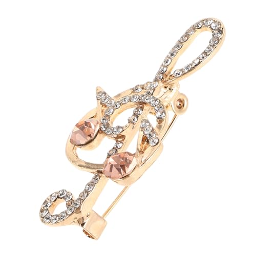 PartyKindom Musikalische Noten Brosche Damen Strass Anstecknadel aus Zinklegierung für Anzüge Cardigans Hochzeit und Konzert Accessoire Elegant Vielseitig PartyKindom Musikalische Noten Brosche Damen Strass Anstecknadel aus Zinklegierung für Anzüge Cardigans Hochzeit und Konzert Accessoire Elegant Vielseitig von PartyKindom