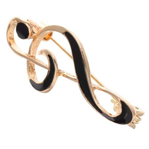 PartyKindom Musiknoten-anstecker Aus Zinklegierung Emaille-beschichtung Brosche Für Damen Herren Pullover Schal Jacke Hut Tasche Schmuck von PartyKindom