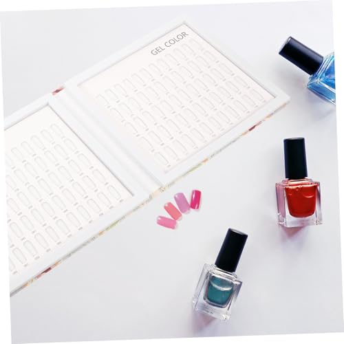 PartyKindom Nail Color Display Book Farben Nagellack Farbpalette Nail Art Präsentation Hülle Langlebig für Nagelstudio DIY Maniküre Nagellackproben Organizer von PartyKindom
