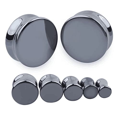 PartyKindom 25mm Naturstein Ohrmuschel Ohrstecker Modischer Ohrerweiterung Tunnelstopfen Angenehm Zu Tragender Piercing Schmuck Für Hochzeiten Und Partys Für Frauen Und Männer von PartyKindom