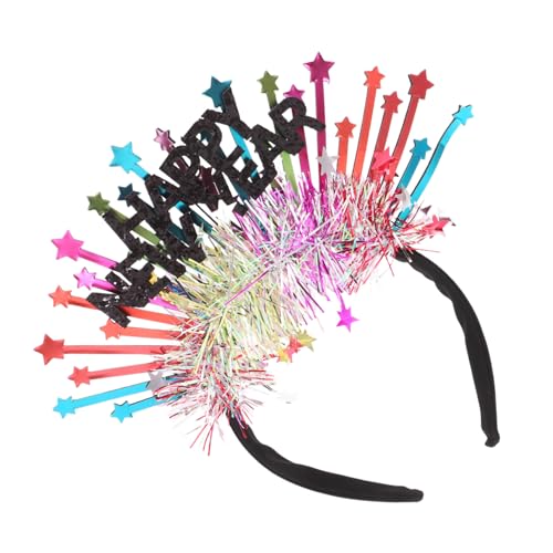 PartyKindom Neujahrs Stirnband Glitzernd Komfortabel Silvester Party Haarreif Wiederverwendbar Vielseitig für Festliche Anlässe und Geburtstage von PartyKindom