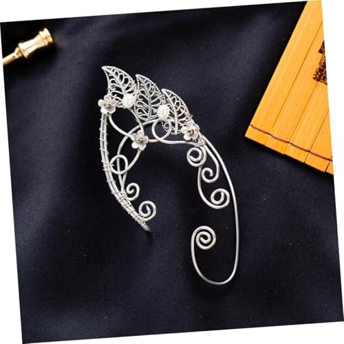 PartyKindom Non Piercing Ear Cuff Damen Ohrmanschette Kupfer Design Ohrklemme Komfortabel Leicht Zu Tragen Schmuck Für Frauen Mädchen von PartyKindom