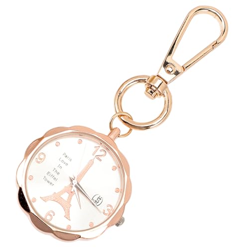 PartyKindom Nostalgische Nurse Clip Taschenuhr mit Arabischen Ziffern Genaue Quarzuhr für Damen und Herren Robustes Legierungsgehäuse Vielseitig für Uniform Rucksack oder Gürtel für von PartyKindom