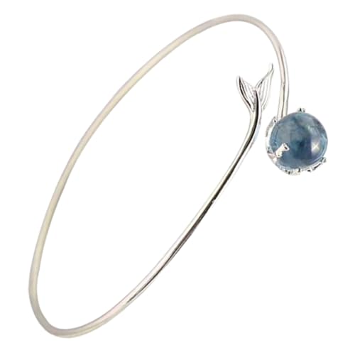 PartyKindom Offenes Fishtail Armband Damen Schmuck Kreatives Metallarmband Charm Design Vielseitig Stilvoll Langlebig von PartyKindom