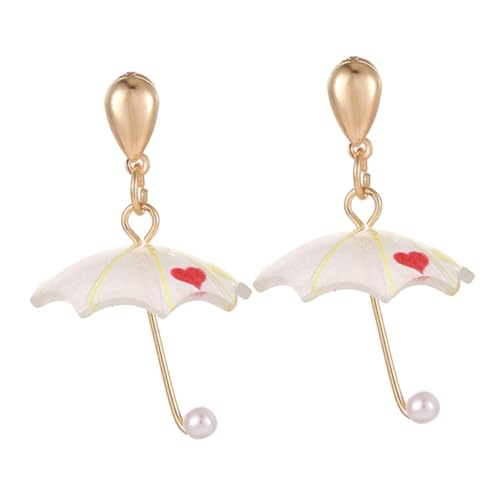 PartyKindom Ohrringe Damen Regenschirm Design Leichtgewichtiger Ohrschmuck Sommer Strand Schmuck Charm von PartyKindom