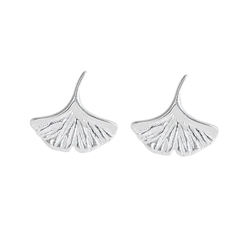 PartyKindom Ohrstecker Damen Gingko Schmuck Modisch Langlebig Leicht Tragbar Elegantes Design für Frauen Alltag und Besondere Anlässe von PartyKindom