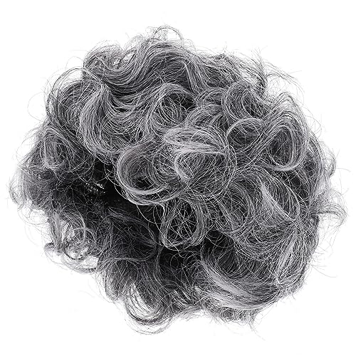 PartyKindom Old Lady Perücke Damen Curly Synthetische Perücke für Cosplay Kostüm Party Bühnenauftritt Verstellbar Leicht Komfortabel von PartyKindom