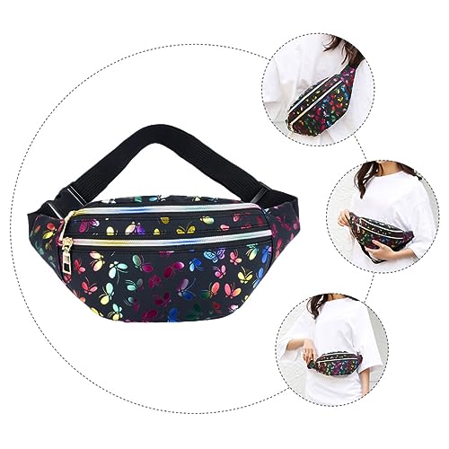 PartyKindom PU Damen Waist Bag Multifunktionale Handytasche Crossbody Bag mit Großem Fassungsvermögen und Einzigartigem Print Komfortabel und Langlebig für Alltag und Reisen von PartyKindom