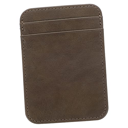 PartyKindom PU Kartenetui Hochformat Leichtes Kartenetui Reise Kartenhalter RFID Schutz für Ausweis und Kreditkarten Praktisch Tragbar Strapazierfähiger PU Schutz für Identitätskarten und von PartyKindom