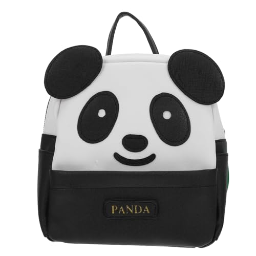 PartyKindom Panda-Muster Schulrucksack Für Jungen Und Mädchen Schwarz Aus Hochwertigem Material Mit Verstellbaren Schultergurten Geeignet Für Schule Und Reisen von PartyKindom