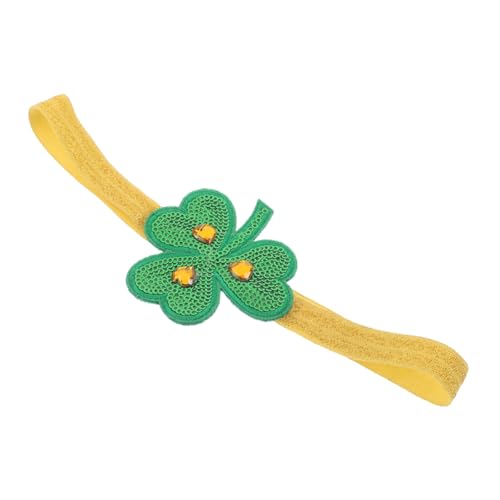 PartyKindom Patrick Day Haarreif mit Shamrock Design Grünes Kostümzubehör für Frauen Glücksbringer für Partys und Feiertagsfeiern für Festliche Anlässe und Auftritte von PartyKindom