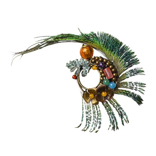 PartyKindom Peafowl Brosche Ethno Stil Brosche Legierung für Kleidung Schals und Hüte Modisches Accessoire für Alltag und Feiertage PartyKindom Peafowl Brosche Ethno Stil Brosche Legierung für Kleidung Schals und Hüte Modisches Accessoire für Alltag und Feiertage von PartyKindom