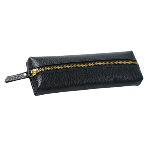 PartyKindom Pencil Bag mit Textur Multifunktionale Federmappe mit Reißverschluss Kompakte Stifttasche für Schüler Tragbares Schreibwaren Etui für Schule Kosmetik und Reisen von PartyKindom