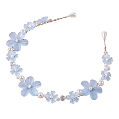 PartyKindom Perlen Haarband Kreativer Perlen Kopfschmuck Mädchen Haarschnitt Dekor Stirnband Accessoire Mode Haarband von PartyKindom